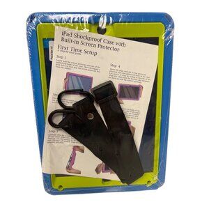 NEW Kids Sanimore iPad 5th 6th Generation Case Shockproof Bumper Stand 9.7 Blue